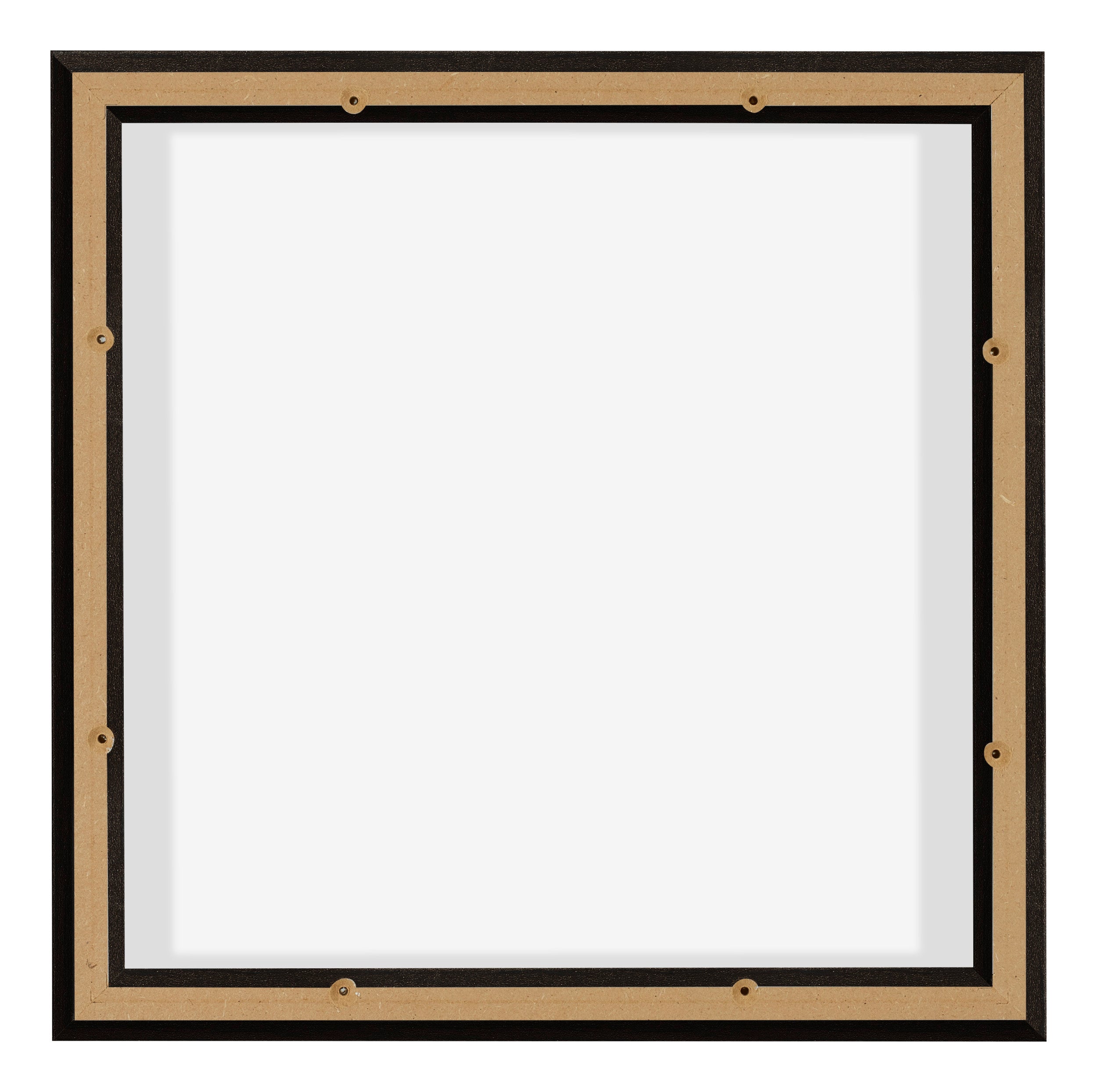 Lyon MDF Canvas Floater Frame 1 1 Oak Dark Back | Yourdecoration.com
