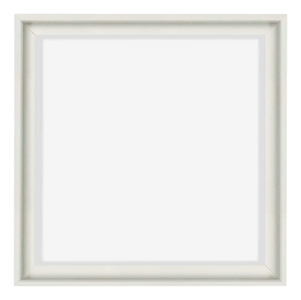 Lyon MDF Canvas Floater Frame 1 1 White Matte Front | Yourdecoration.com