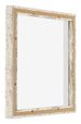 Lyon MDF Canvas Floater Frame 1 1 White Vintage Back Oblique | Yourdecoration.com