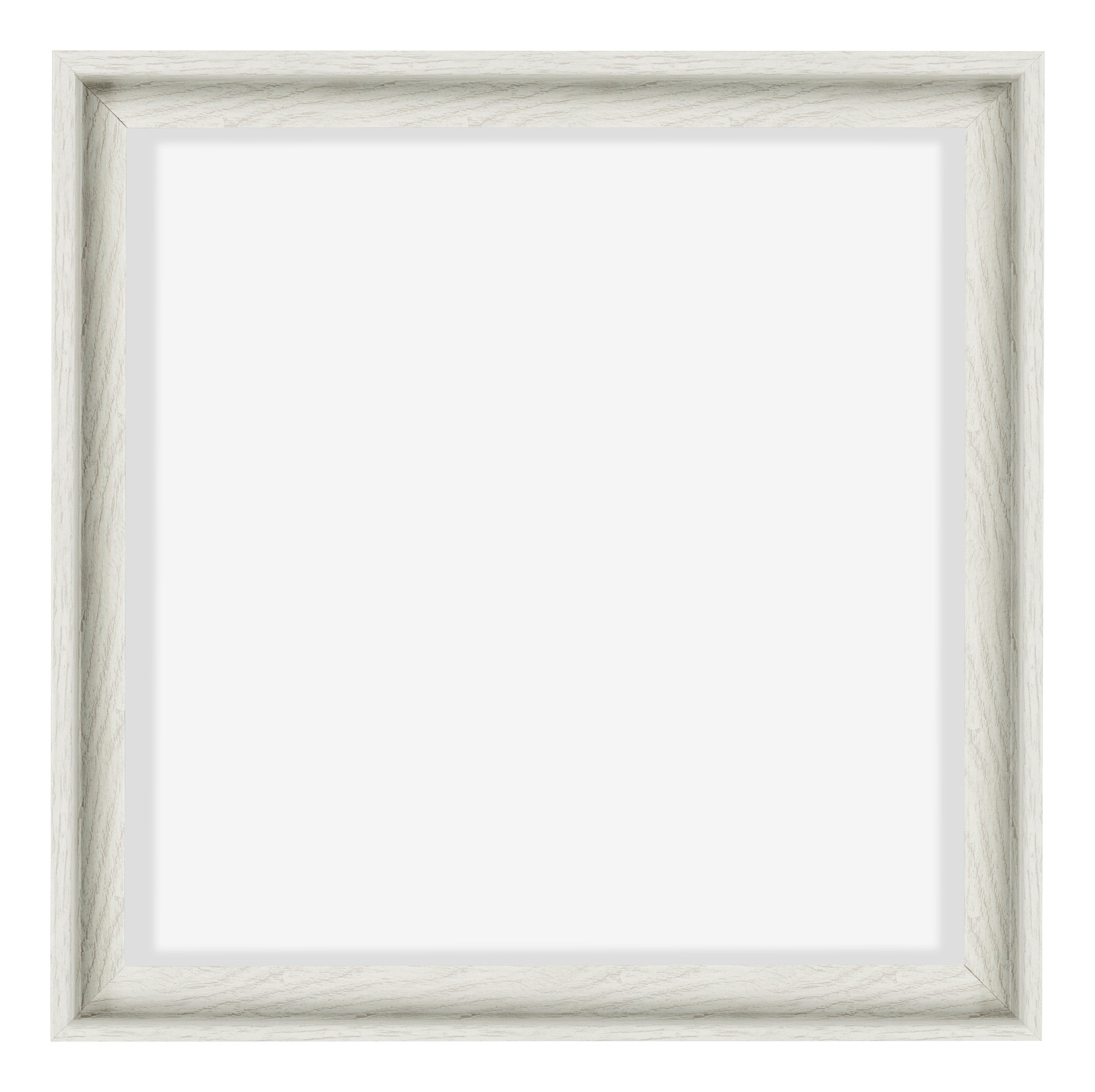Lyon MDF Canvas Floater Frame 1 1 White Wash Front | Yourdecoration.com
