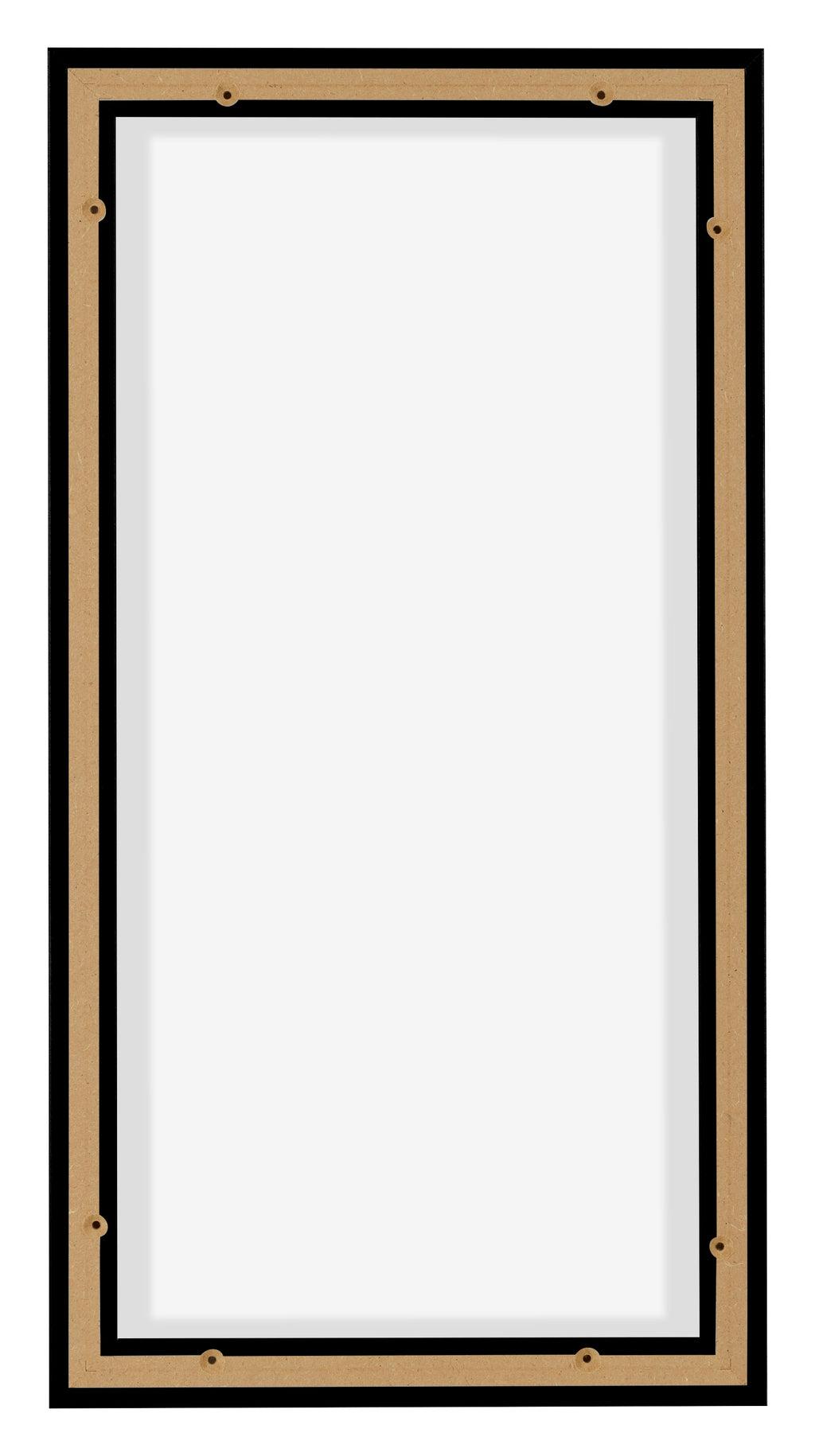 Lyon MDF Canvas Floater Frame 1 2 Black Matte Back | Yourdecoration.com