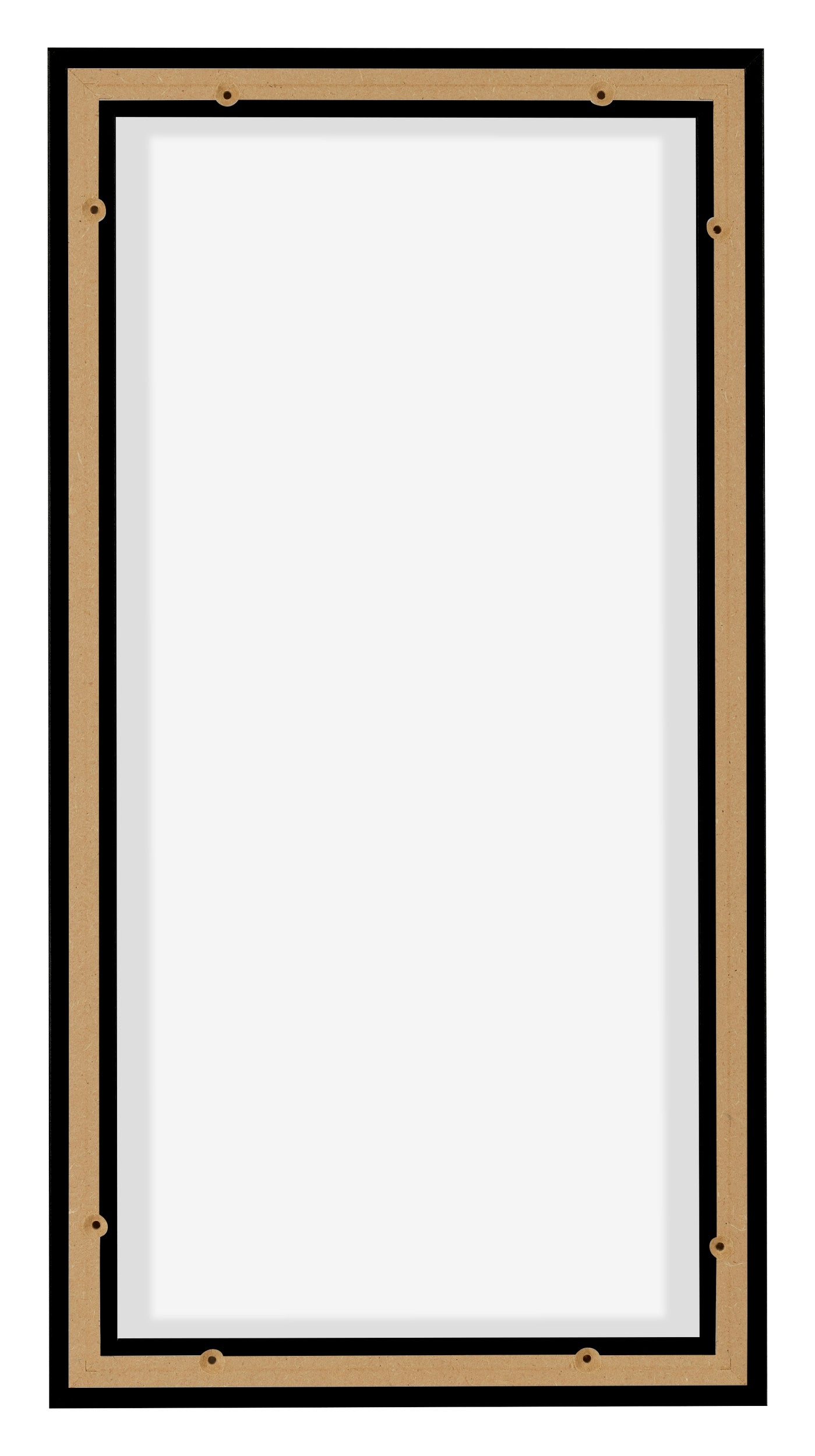 Lyon MDF Canvas Floater Frame 1 2 Black Matte Back | Yourdecoration.com