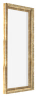 Lyon MDF Canvas Floater Frame 1 2 Gold Antique Front Oblique | Yourdecoration.com