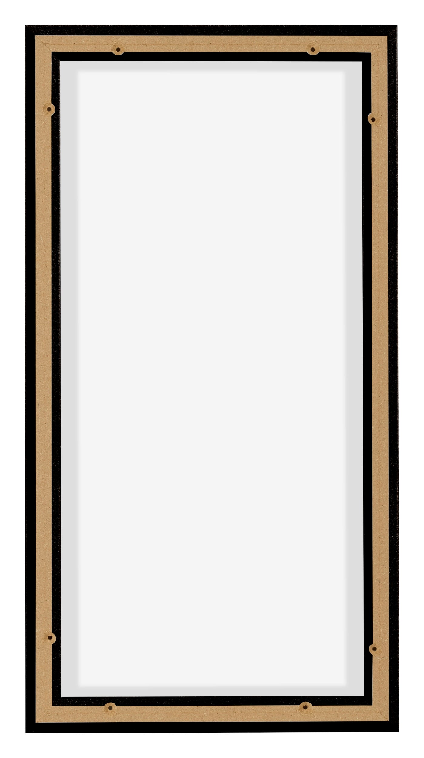 Lyon MDF Canvas Floater Frame 1 2 Oak Dark Back | Yourdecoration.com