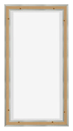 Lyon MDF Canvas Floater Frame 1 2 Silver Matte Back | Yourdecoration.com