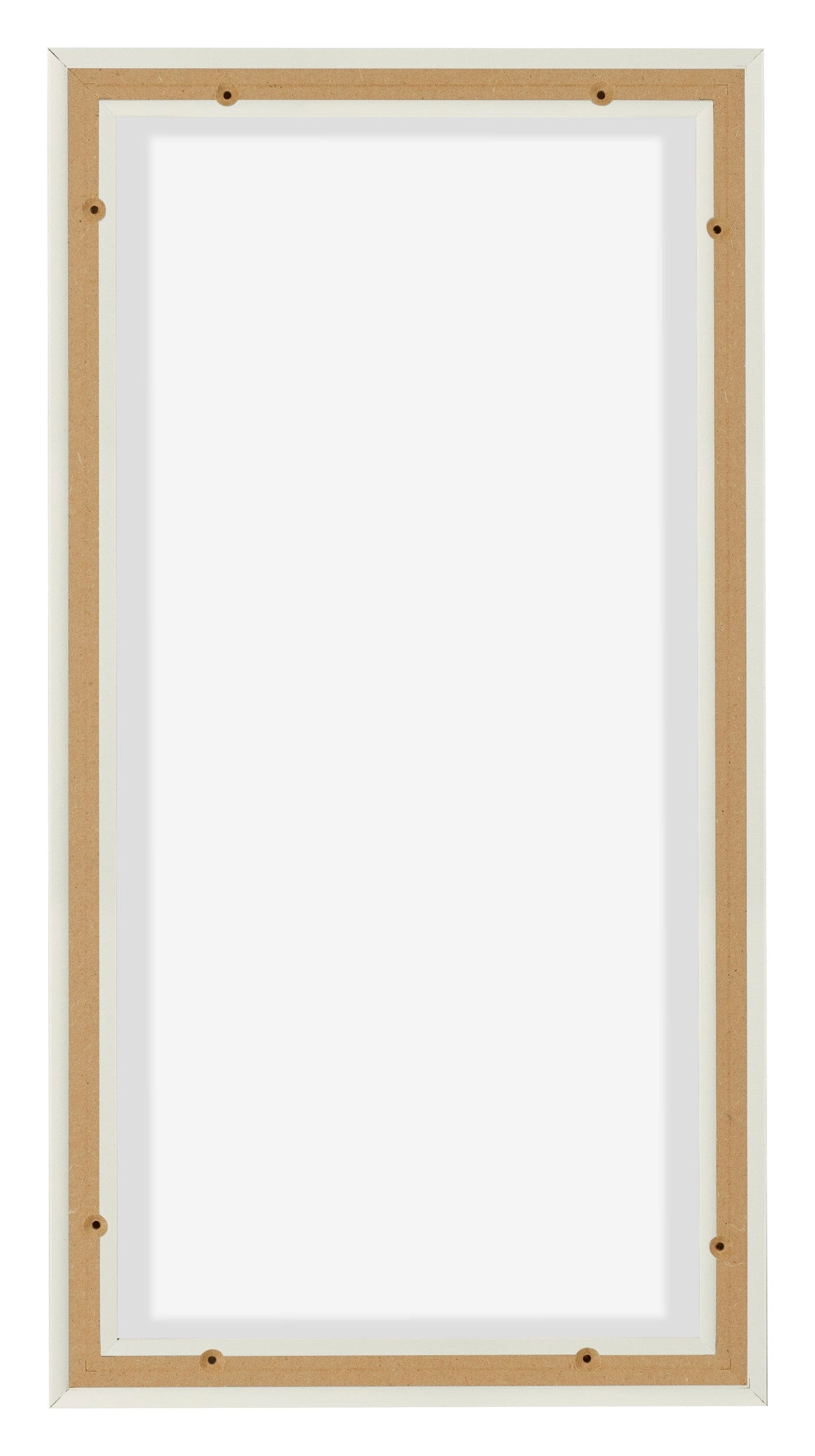Lyon MDF Canvas Floater Frame 1 2 White Matte Back | Yourdecoration.com