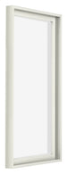 Lyon MDF Canvas Floater Frame 1 2 White Matte Front Oblique | Yourdecoration.com