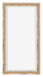 Lyon MDF Canvas Floater Frame 1 2 White Vintage Back | Yourdecoration.com