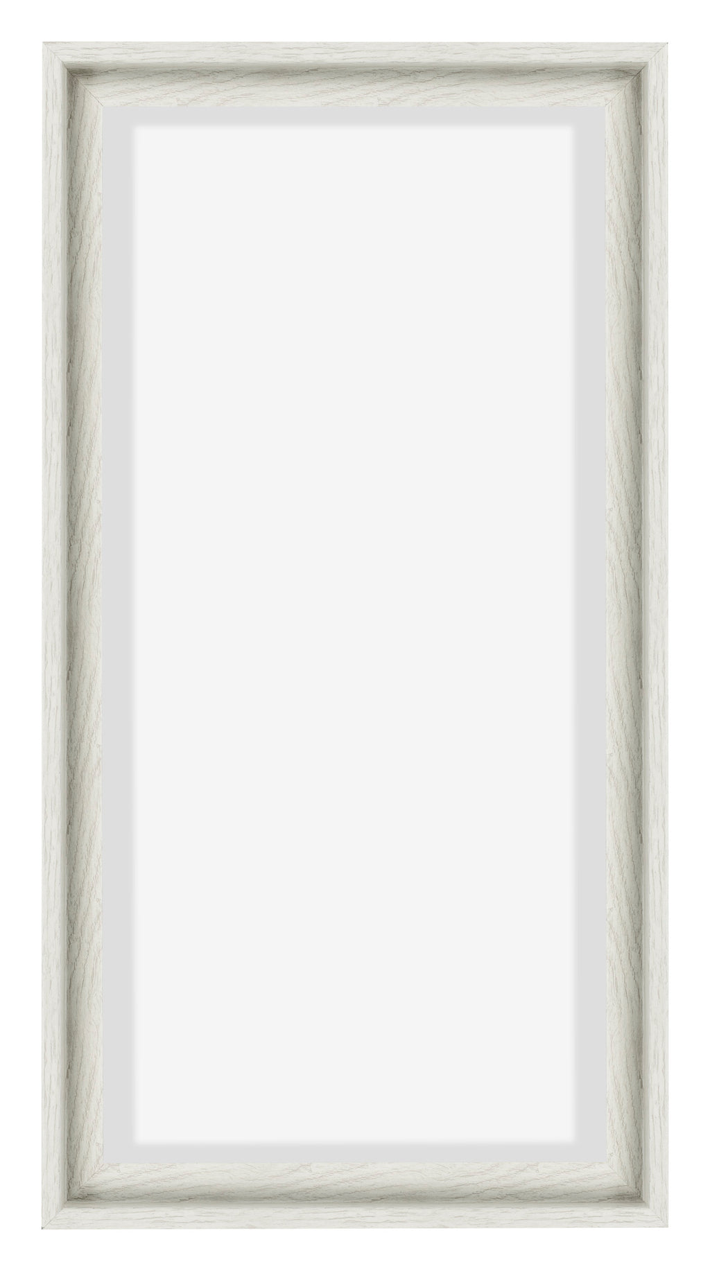 Lyon MDF Canvas Floater Frame 1 2 White Wash Front | Yourdecoration.com
