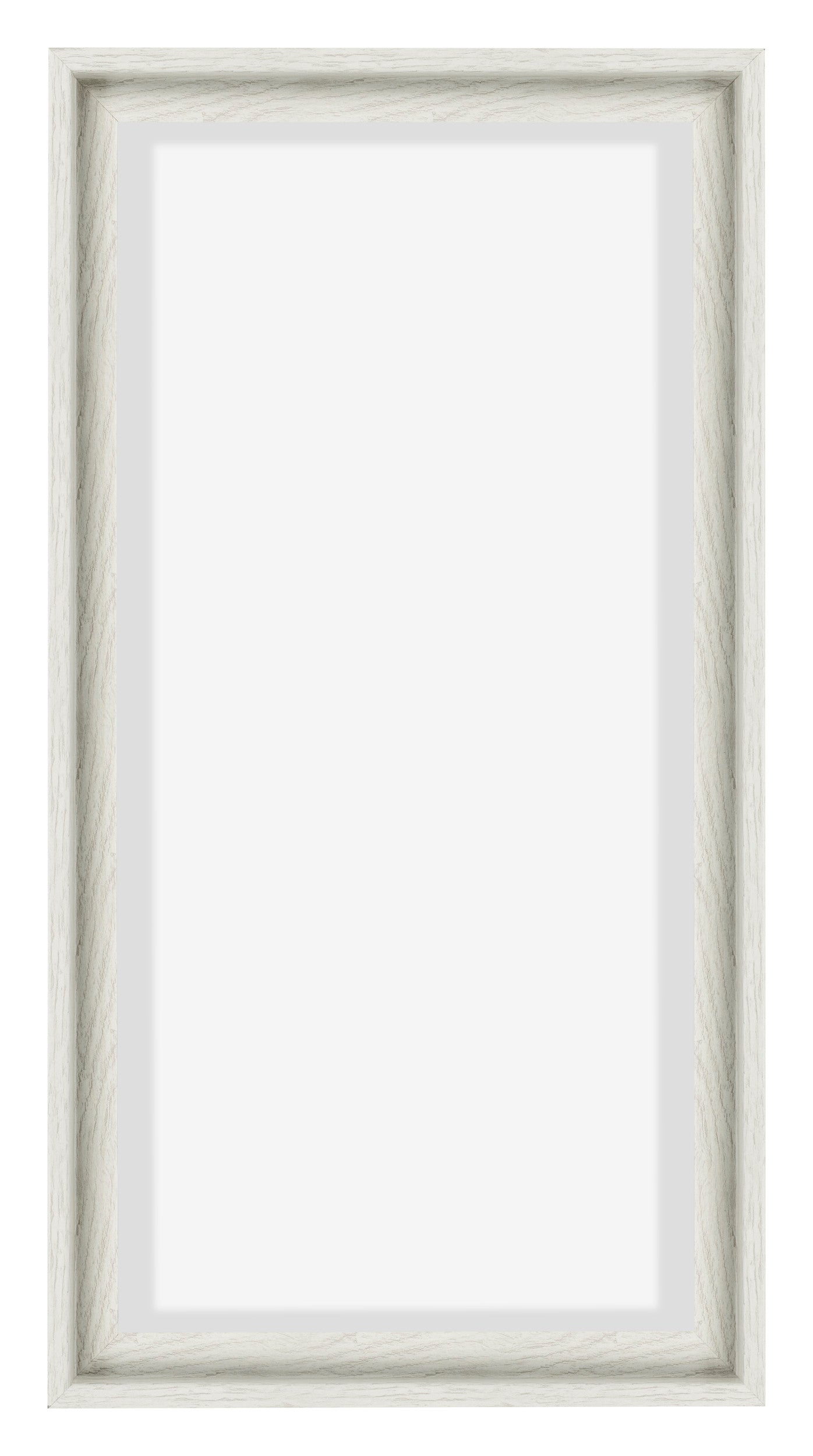 Lyon MDF Canvas Floater Frame 1 2 White Wash Front | Yourdecoration.com
