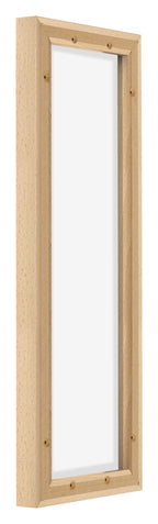Lyon MDF Canvas Floater Frame 1 3 Beech Back Oblique | Yourdecoration.com