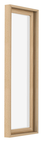 Lyon MDF Canvas Floater Frame 1 3 Beech Front Oblique | Yourdecoration.com