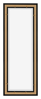 Lyon MDF Canvas Floater Frame 1 3 Black Matte Back | Yourdecoration.com