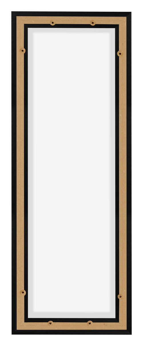 Lyon MDF Canvas Floater Frame 1 3 Black Matte Back | Yourdecoration.com