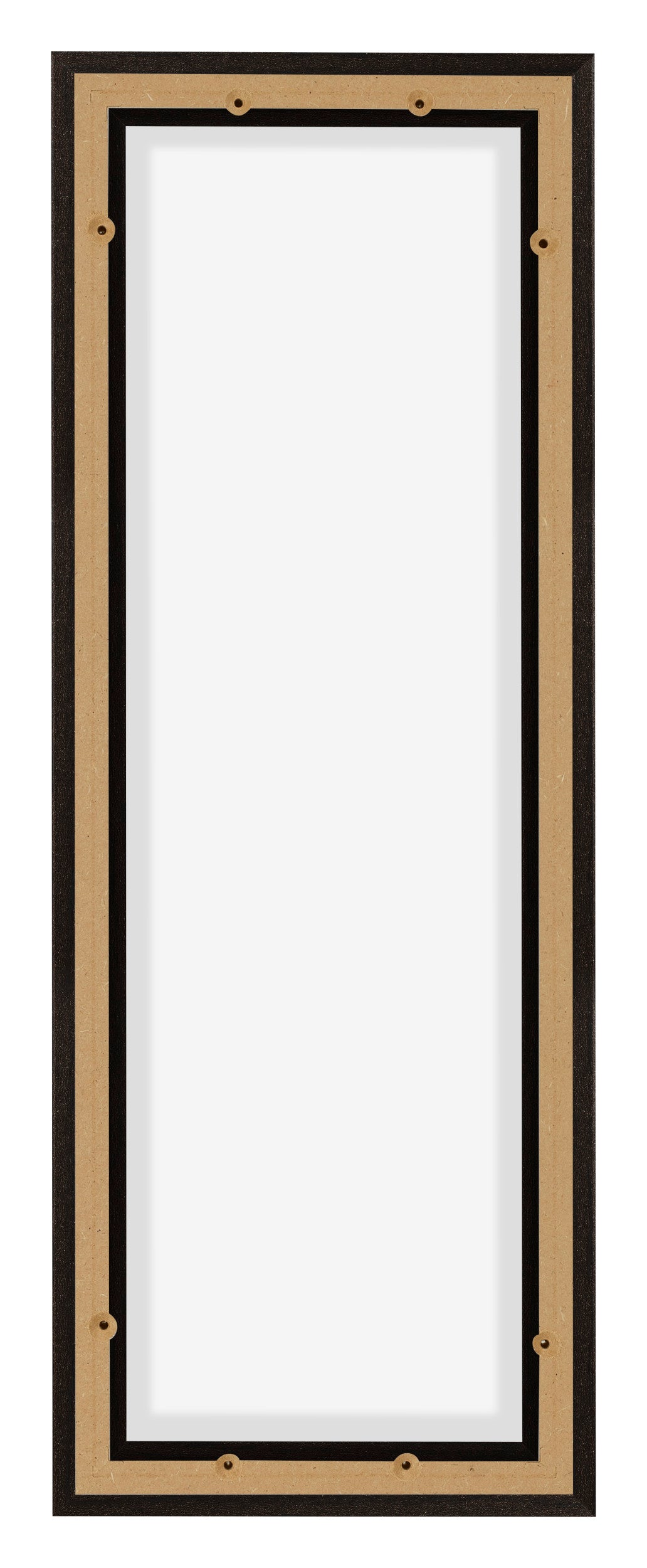 Lyon MDF Canvas Floater Frame 1 3 Oak Dark Back | Yourdecoration.com
