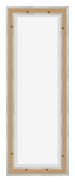 Lyon MDF Canvas Floater Frame 1 3 Silver Matte Back | Yourdecoration.com