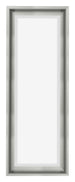 Lyon MDF Canvas Floater Frame 1 3 Silver Matte Front | Yourdecoration.com
