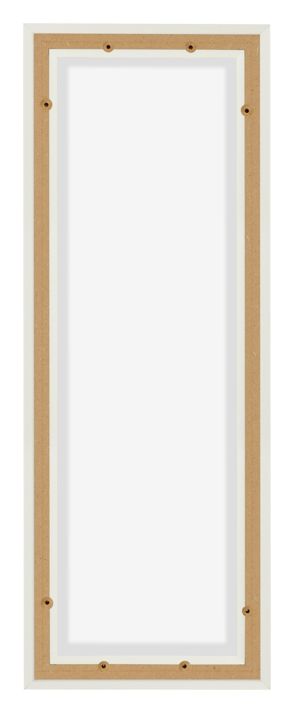 Lyon MDF Canvas Floater Frame 1 3 White Matte Back | Yourdecoration.com