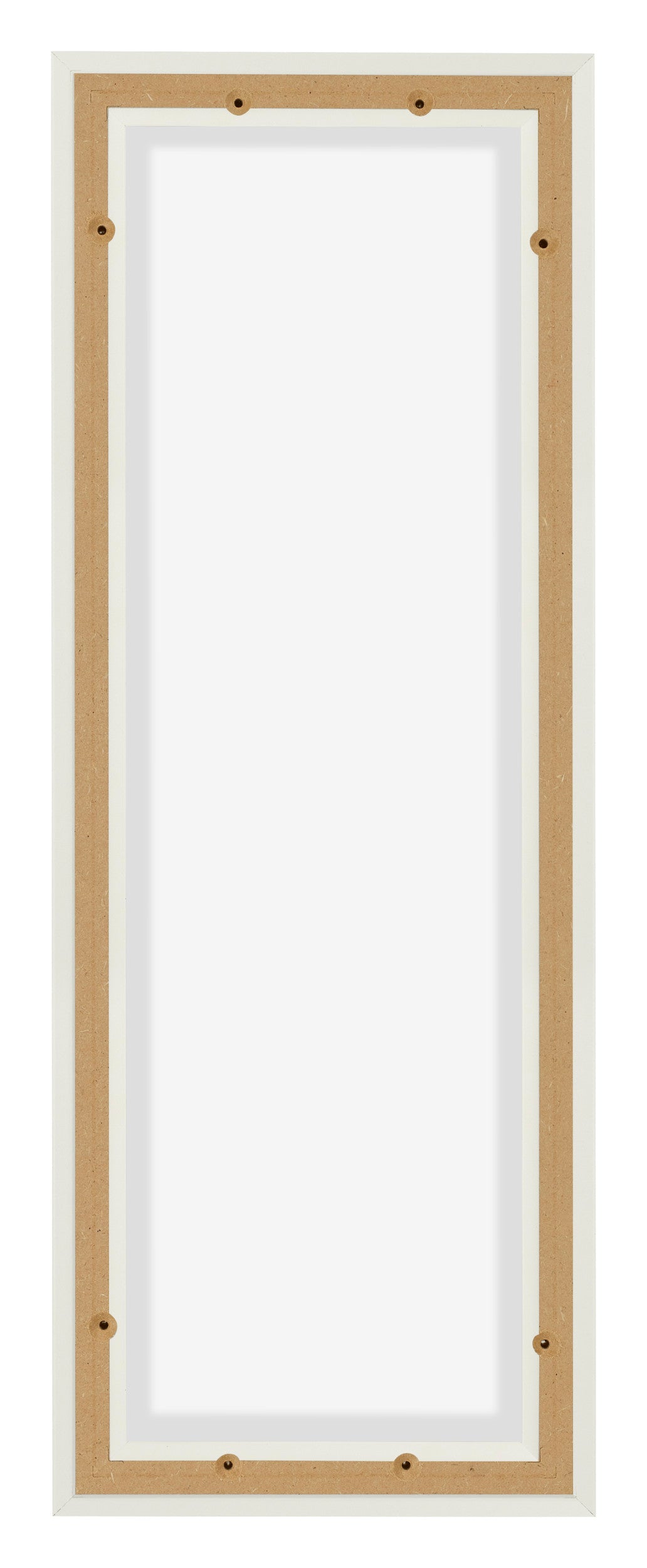 Lyon MDF Canvas Floater Frame 1 3 White Matte Back | Yourdecoration.com