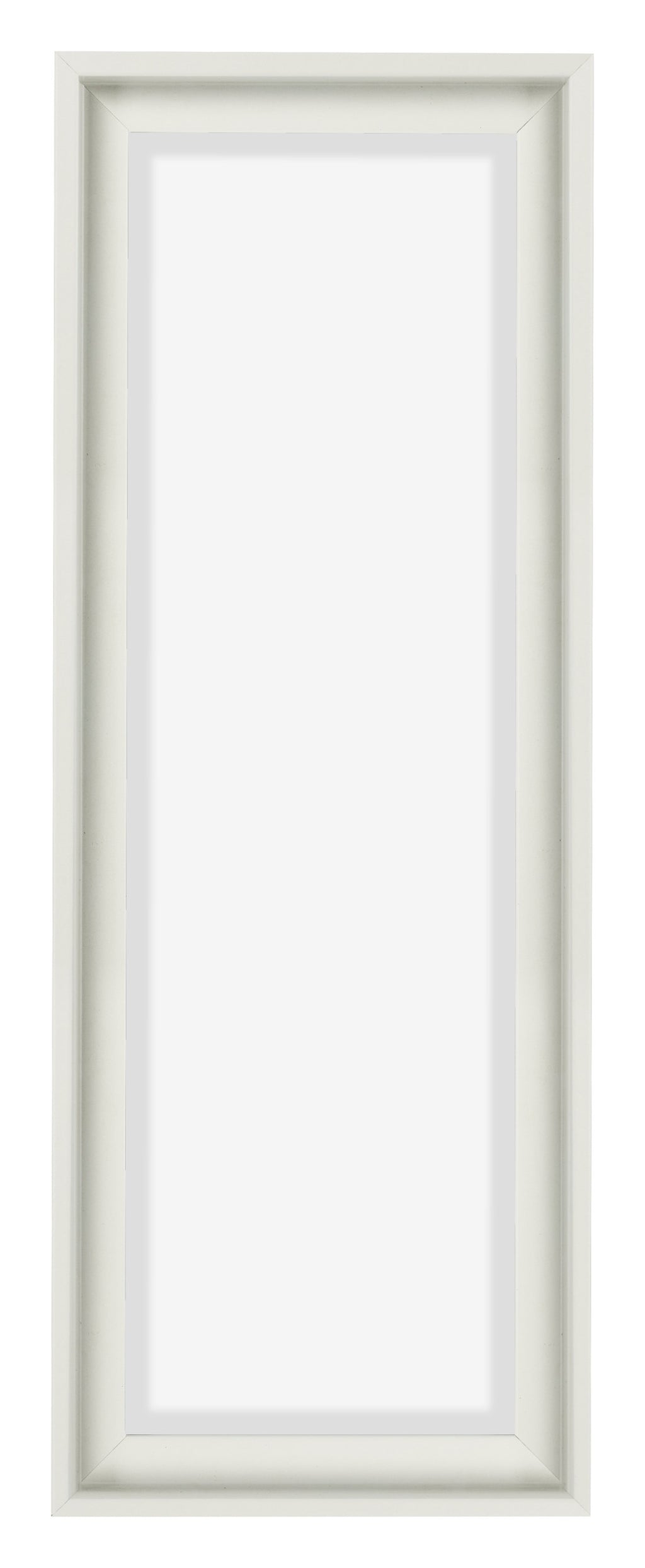 Lyon MDF Canvas Floater Frame 1 3 White Matte Front | Yourdecoration.com