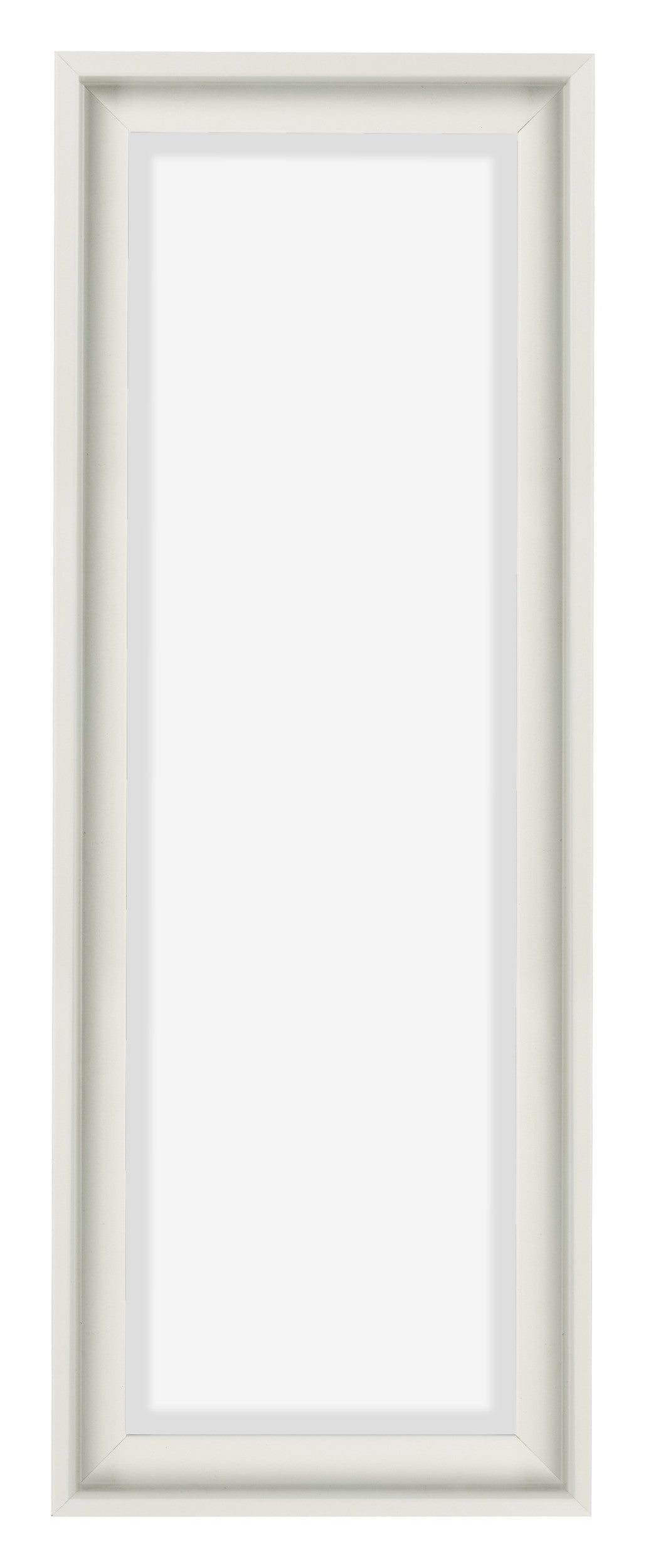 Lyon MDF Canvas Floater Frame 1 3 White Matte Front | Yourdecoration.com