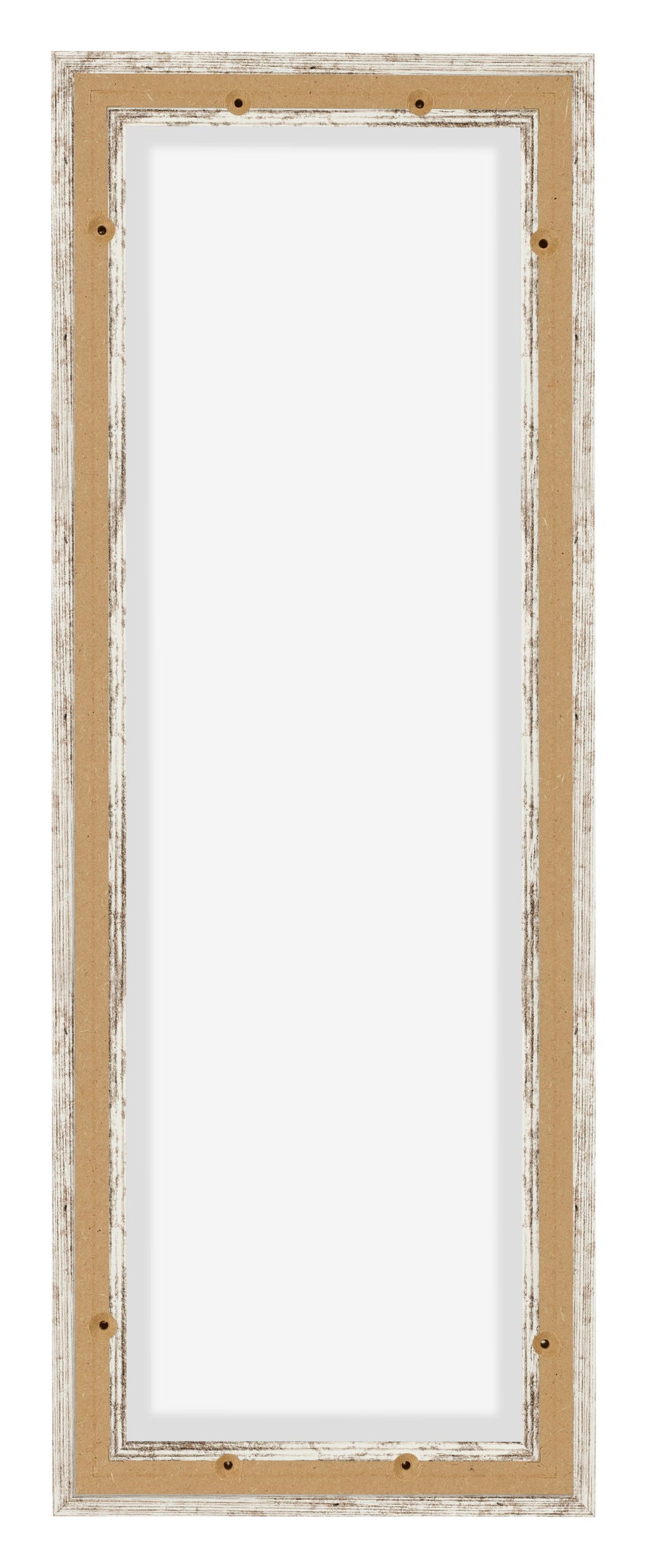 Lyon MDF Canvas Floater Frame 1 3 White Vintage Back | Yourdecoration.com