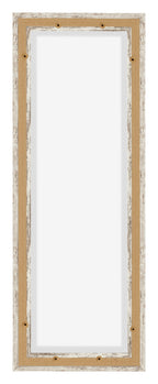 Lyon MDF Canvas Floater Frame 1 3 White Vintage Back | Yourdecoration.com