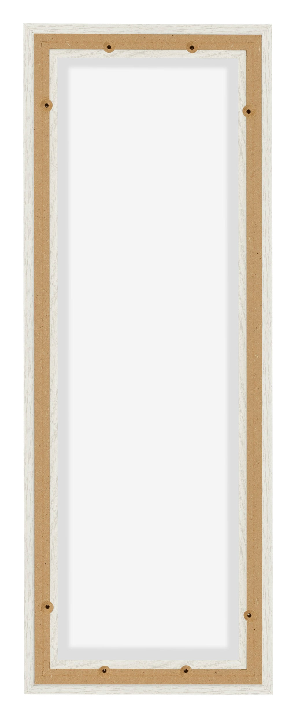 Lyon MDF Canvas Floater Frame 1 3 White Wash Back | Yourdecoration.com