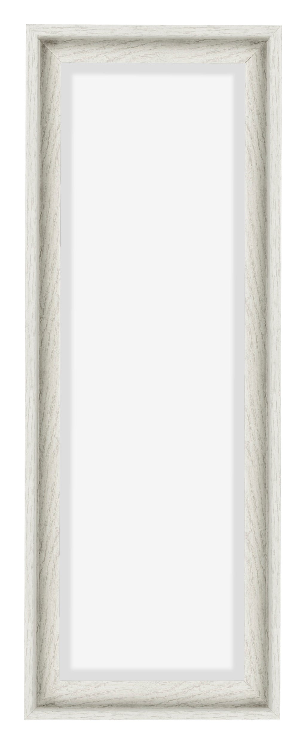 Lyon MDF Canvas Floater Frame 1 3 White Wash Front | Yourdecoration.com