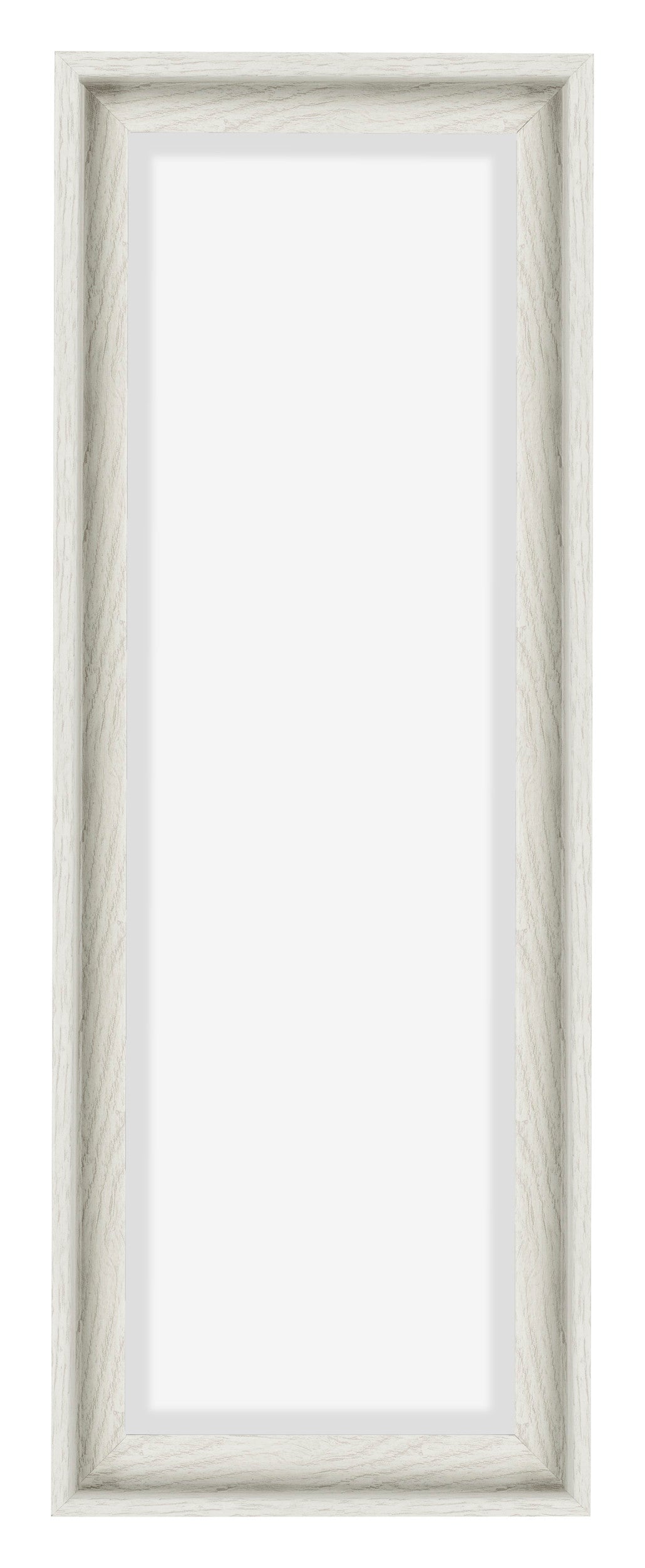 Lyon MDF Canvas Floater Frame 1 3 White Wash Front | Yourdecoration.com