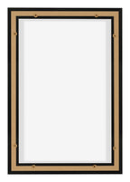 Lyon MDF Canvas Floater Frame 2 3 Black Matte Back | Yourdecoration.com