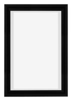 Lyon MDF Canvas Floater Frame 2 3 Black Matte Front | Yourdecoration.com