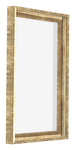 Lyon MDF Canvas Floater Frame 2 3 Gold Antique Front Oblique | Yourdecoration.com