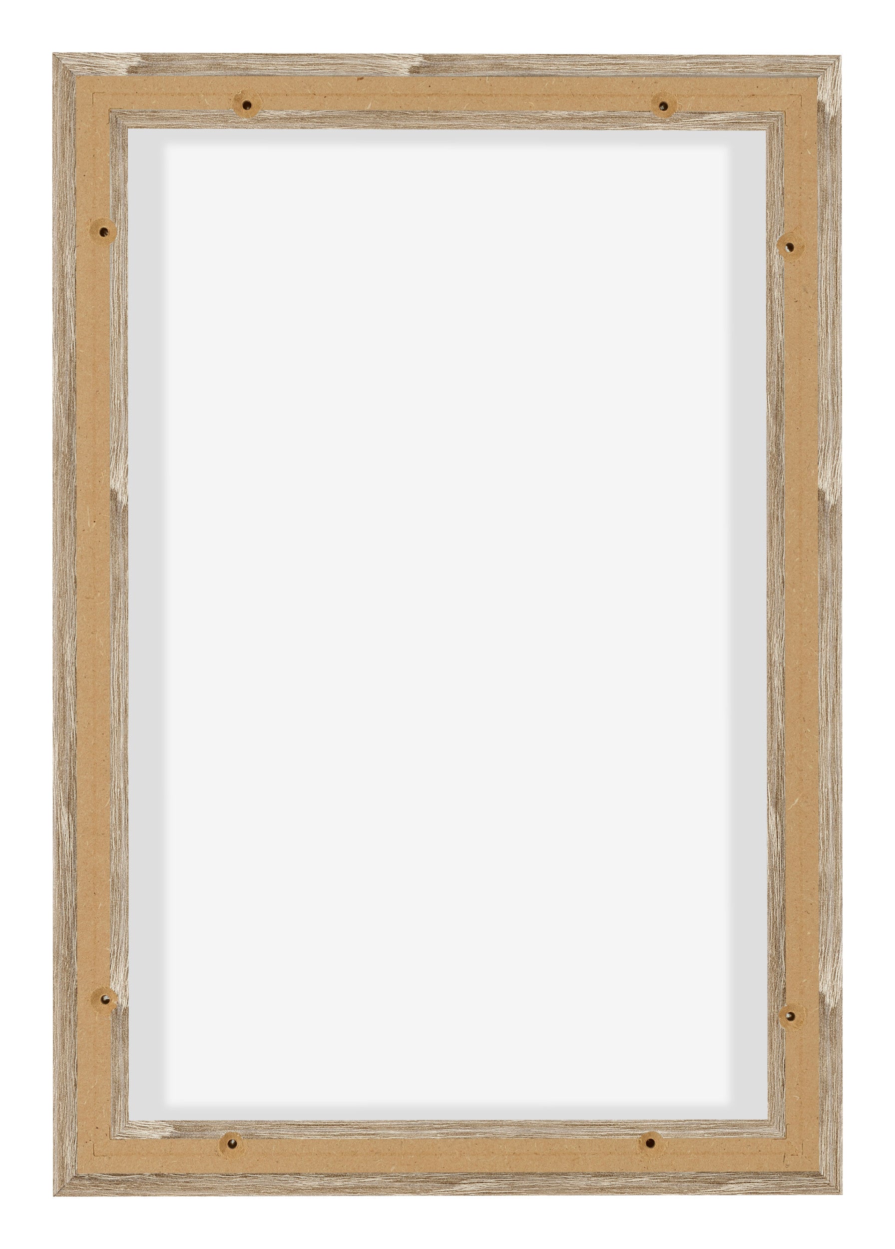 Lyon MDF Canvas Floater Frame 2 3 Sonoma Oak Back | Yourdecoration.com