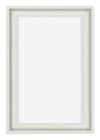Lyon MDF Canvas Floater Frame 2 3 White Matte Front | Yourdecoration.com