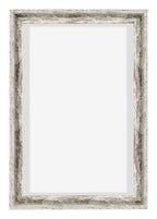 Lyon MDF Canvas Floater Frame 2 3 White Vintage Front | Yourdecoration.com