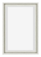 Lyon MDF Canvas Floater Frame 2 3 White Wash Front | Yourdecoration.com