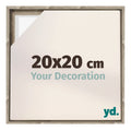 Lyon MDF Canvas Floater Frame 20x20cm Sonoma Oak Voorzijde Maat | Yourdecoration.com