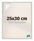Lyon MDF Canvas Floater Frame 25x30cm White Matte Front Size | Yourdecoration.com