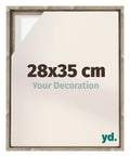 Lyon MDF Canvas Floater Frame 28x35cm Sonoma Oak Voorzijde Maat | Yourdecoration.com