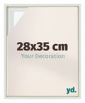 Lyon MDF Canvas Floater Frame 28x35cm White Matte Front Size | Yourdecoration.com