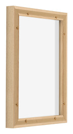 Lyon MDF Canvas Floater Frame 3 4 Beech Back Oblique | Yourdecoration.com