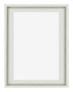 Lyon MDF Canvas Floater Frame 3 4 White Wash Front | Yourdecoration.com