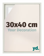 Lyon MDF Canvas Floater Frame 30x40cm White Matte Front Size | Yourdecoration.com
