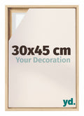 Lyon MDF Canvas Floater Frame 30x45cm Beech Front Size | Yourdecoration.com