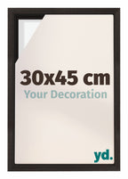 Lyon MDF Canvas Floater Frame 30x45cm Oak Dark Front Size | Yourdecoration.com