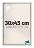 Lyon MDF Canvas Floater Frame 30x45cm White Wash Voorzijde Maat | Yourdecoration.com