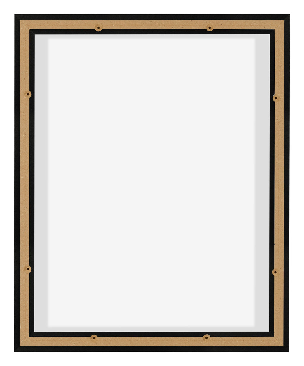 Lyon MDF Canvas Floater Frame 4 5 Black Matte Back | Yourdecoration.com