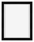 Lyon MDF Canvas Floater Frame 4 5 Black Matte Front | Yourdecoration.com