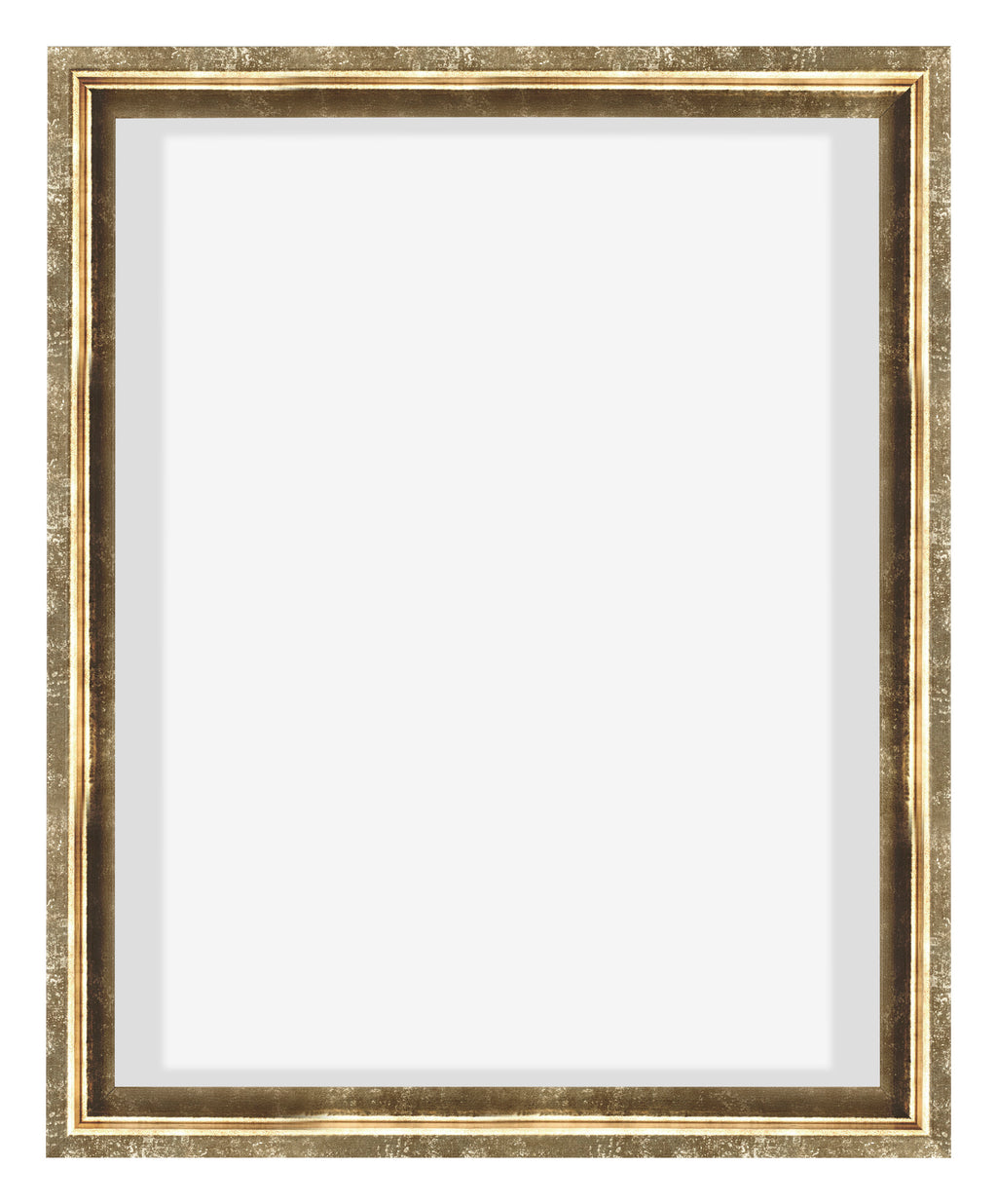 Lyon MDF Canvas Floater Frame 4 5 Gold Antique Front | Yourdecoration.com